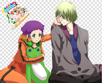 Jin y Yunoha Render, anime characters transparent background PNG clipart