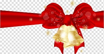 Jingle bell Christmas ornament Christmas card, bow and bells transparent background PNG clipart