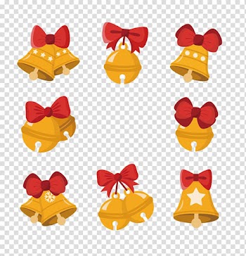 Jingle Bells Christmas , Bell transparent background PNG clipart