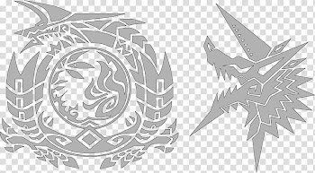 Jinouga Logos, gray abstract art transparent background PNG clipart