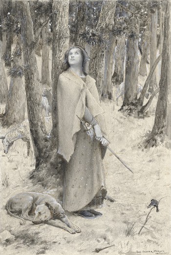 Joan of Arc Hearing the Voices | Free Photo Illustration - rawpixel