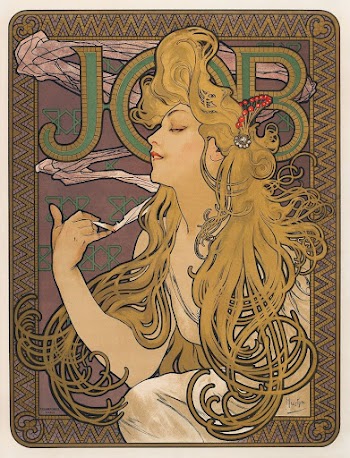 Job (1896) by Alphonse Mucha. | Free Photo Illustration - rawpixel