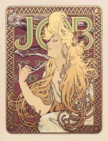 Job (1896) by Alphonse Mucha. | Free Photo Illustration - rawpixel