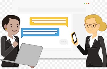 job conversation cartoon businessperson business