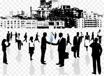 Job fair Career Clip art - City business people and fashion city 