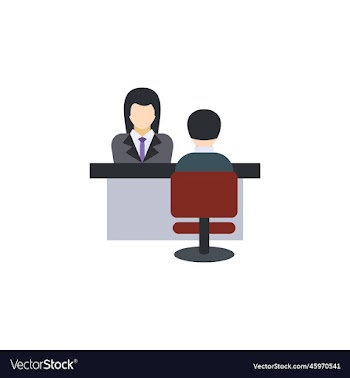 job interview creative icon flat multicolored