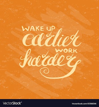 Job motivation lettering vector image
