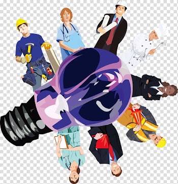 Job Professional Career Skill, Occupational characters light bulb on transparent background PNG clipart