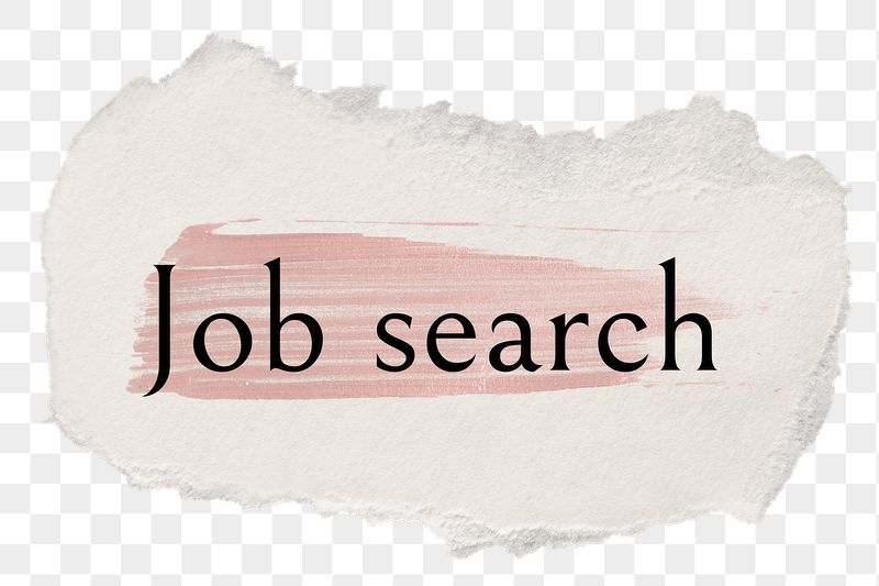 Job search png word sticker | Free PNG - rawpixel