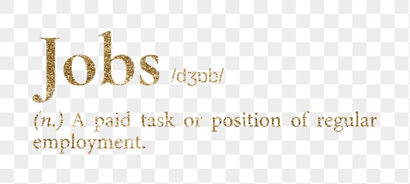 Jobs png dictionary word sticker, | Free PNG - rawpixel
