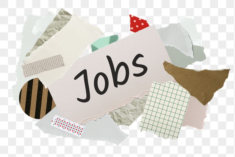 Jobs png word sticker typography, | Free PNG - rawpixel