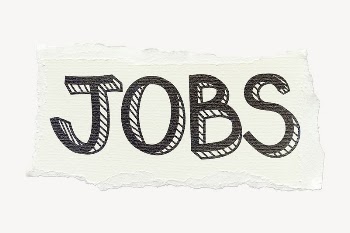 Jobs word sticker, ripped paper | Free PSD - rawpixel
