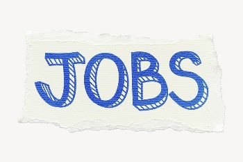 Jobs word sticker, ripped paper | Free PSD - rawpixel