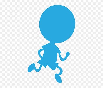 Jogging, Man, Blue, People, Person, Run, Sport, Cartoon - Jogging Running Woman Cartoon Png