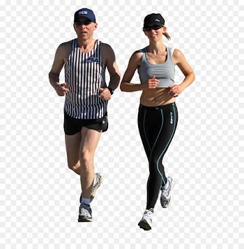 Jogging Running Walking - Running people PNG image 