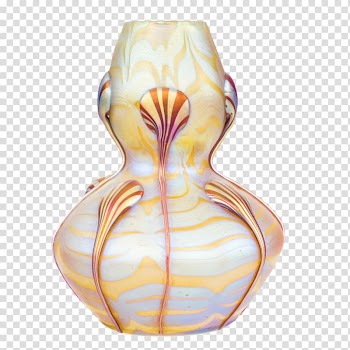 Johann Loetz Witwe Vase Art Nouveau Art glass Glass art, Colorful vases transparent background PNG clipart