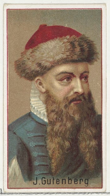 Johannes Gutenberg, printer's sample for the World's | Free Photo - rawpixel