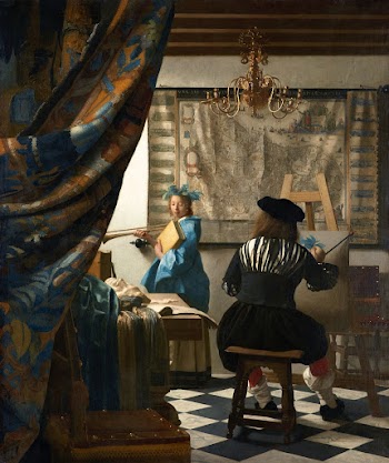Johannes Vermeer&rsquo;s The Allegory of… | Free public domain illustration