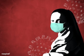 Johannes Vermeer&rsquo;s young woman wearing a face mask during corona.. | Free  illustration - 2320151
