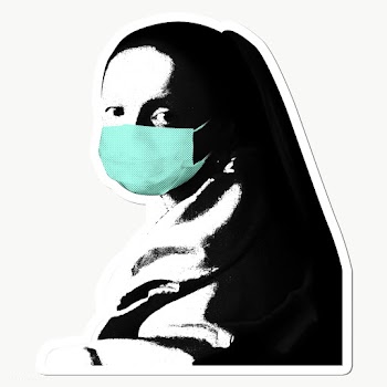 Johannes Vermeer&rsquo;s young woman wearing a face mask during corona.. | Free  transparent png - 2317978