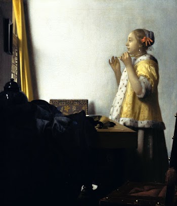 Johannes Vermeer&rsquo;s Young Woman with a… | Free public domain illustration