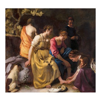 Johannes Vermeer Wall Art, Diana and her… | Free stock illustration | High Resolution graphic