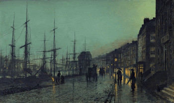 John Atkinson Grimshaw - Shipping | Free Photo - rawpixel