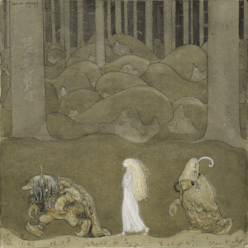 John Bauer - The Princess | Free Photo - rawpixel
