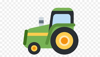 John Deere Emoji Tractor Agriculture Car - Emoji 