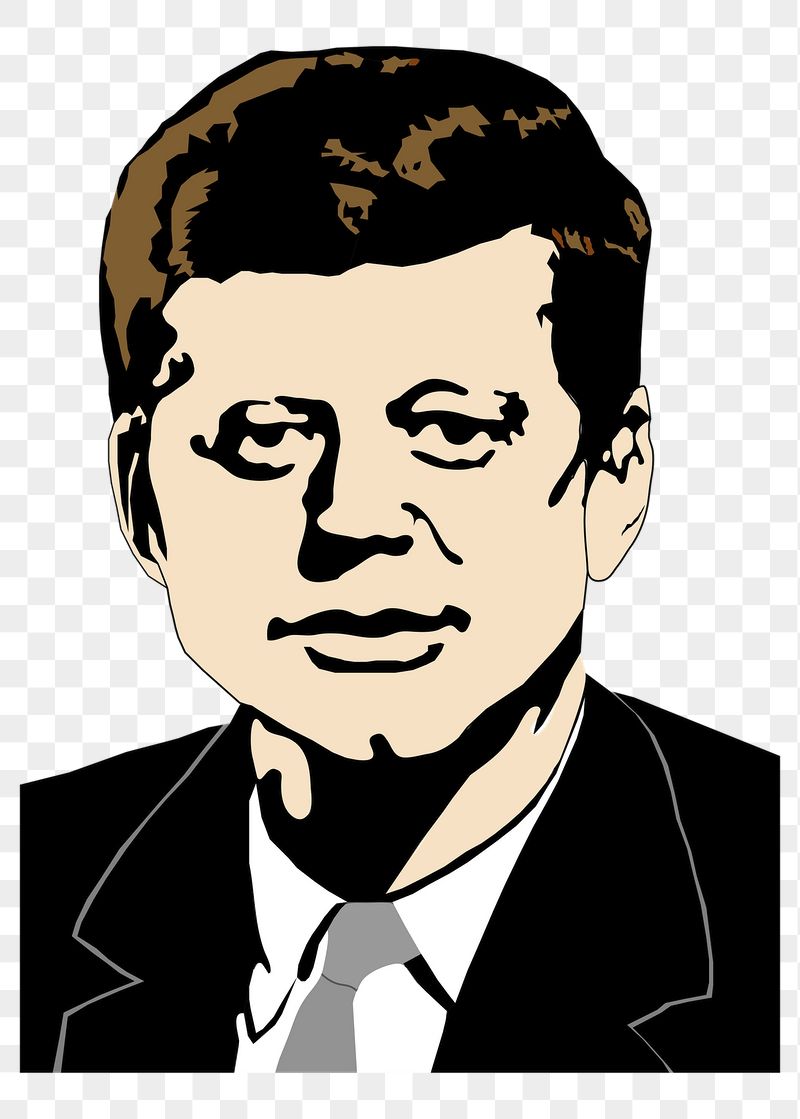 John F. Kennedy png sticker, | Free PNG - rawpixel