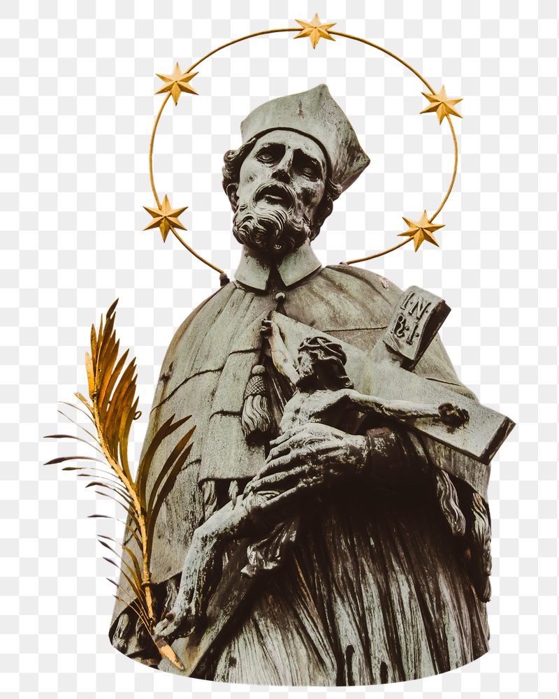 John of Nepomuk statue png | Free PNG - rawpixel