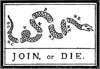 Join, or Die Flag Sticker – Military, Law Enforcement and Custom ...