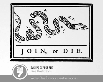 Join or Die svg eps dxf pdf png | PNGio