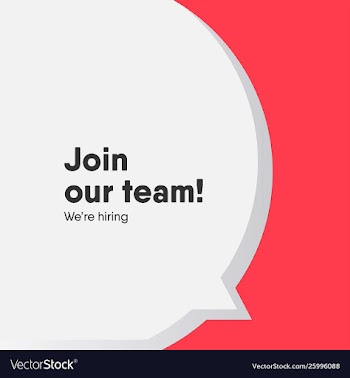 Join our team banner vector image