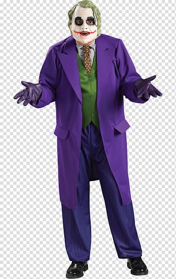 Joker Batman Robin Harley Quinn Costume, joker transparent background PNG clipart