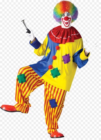 Joker Performance Clown Costume Circus - A funny clown 