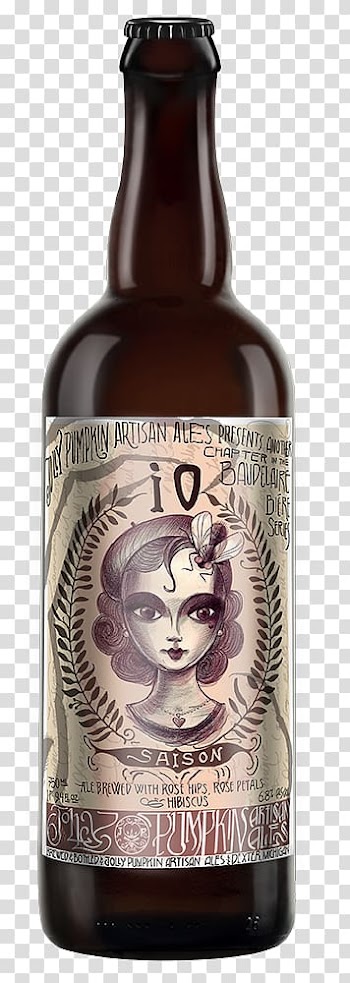Jolly Pumpkin Artisan Ales Beer Bière de Garde Saison, beer transparent background PNG clipart