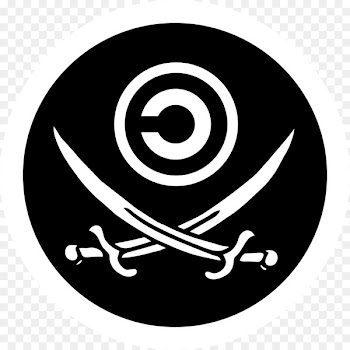 Jolly Roger Long John Silver T-shirt Piracy Skull and crossbones - tshirt 