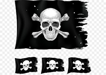 Jolly Roger Piracy Clip art - Pirate flag 