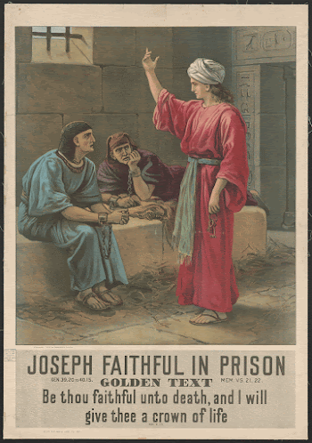 Joseph faithful in prison | Free Photo - rawpixel