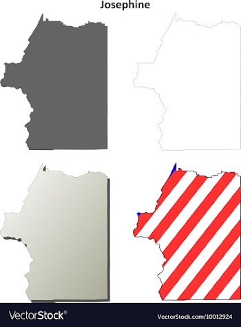 Josephine Map Icon Set vector image