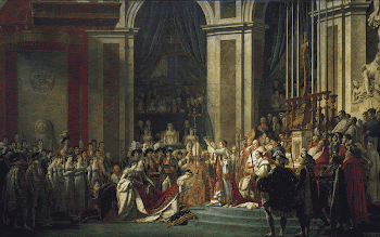 Joséphine kneels before Napoléon during his | Free Photo - rawpixel