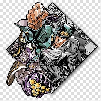 Jotaro Kujo Sasuke Uchiha Dio Brando JoJo's Bizarre Adventure Anime, Anime transparent background PNG clipart