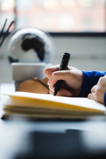Journaling At Desk