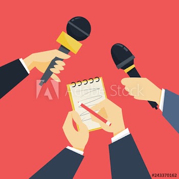 Journalist concept
