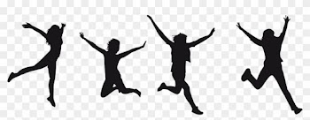 Joy Jumping Silhouette 2 - Silhouette Of People Jumping