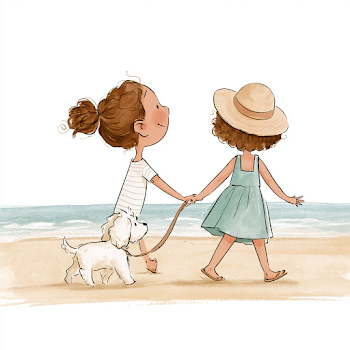 Joyful Beach Walk
