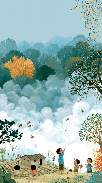 Joyful Day in the Forest