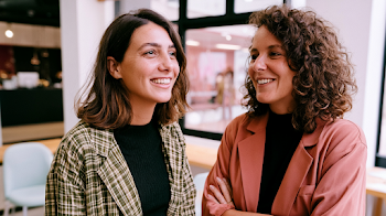 Joyful Interaction in a Stylish Office