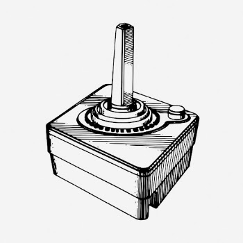 Joystick drawing, vintage gaming illustration. | Free Photo - rawpixel